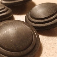 rund-buet-sort-glasknap-ministribet-gamle-franske-glasknapper